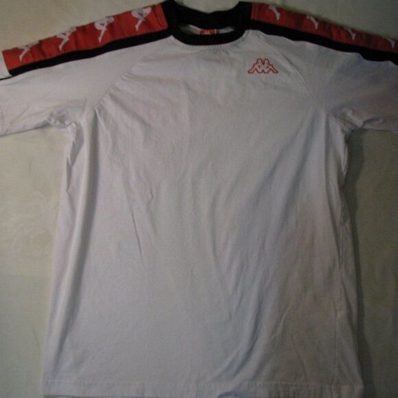 Kappa Logo Embroidered Sleeves T-Shirt - Picture 1 of 8